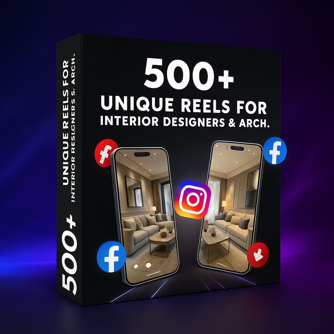 500 Interior Design Reels Bundle – Premium Viral Reels Bundle for Architects & Designers (Stunning Results) | BetterBundle.in