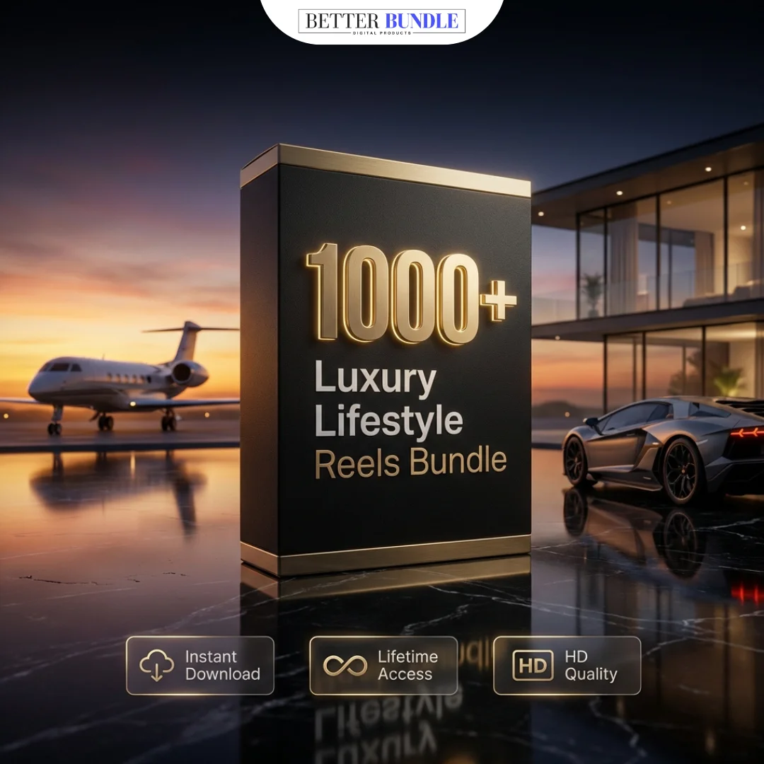 1000+ Luxury Lifestyle Reels Bundle – Premium Viral Content for Powerful Instagram Growth in 2026 | BetterBundle.in