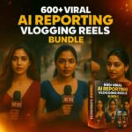 600+ Viral AI Reporting & Vlogging Reels Bundle – Boost Engagement & Grow Fast – HD AI Reels for Social Media Creators