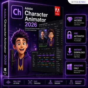 Buy Adobe Character Animator for Windows – Professional 2D Animation Software (2026)
