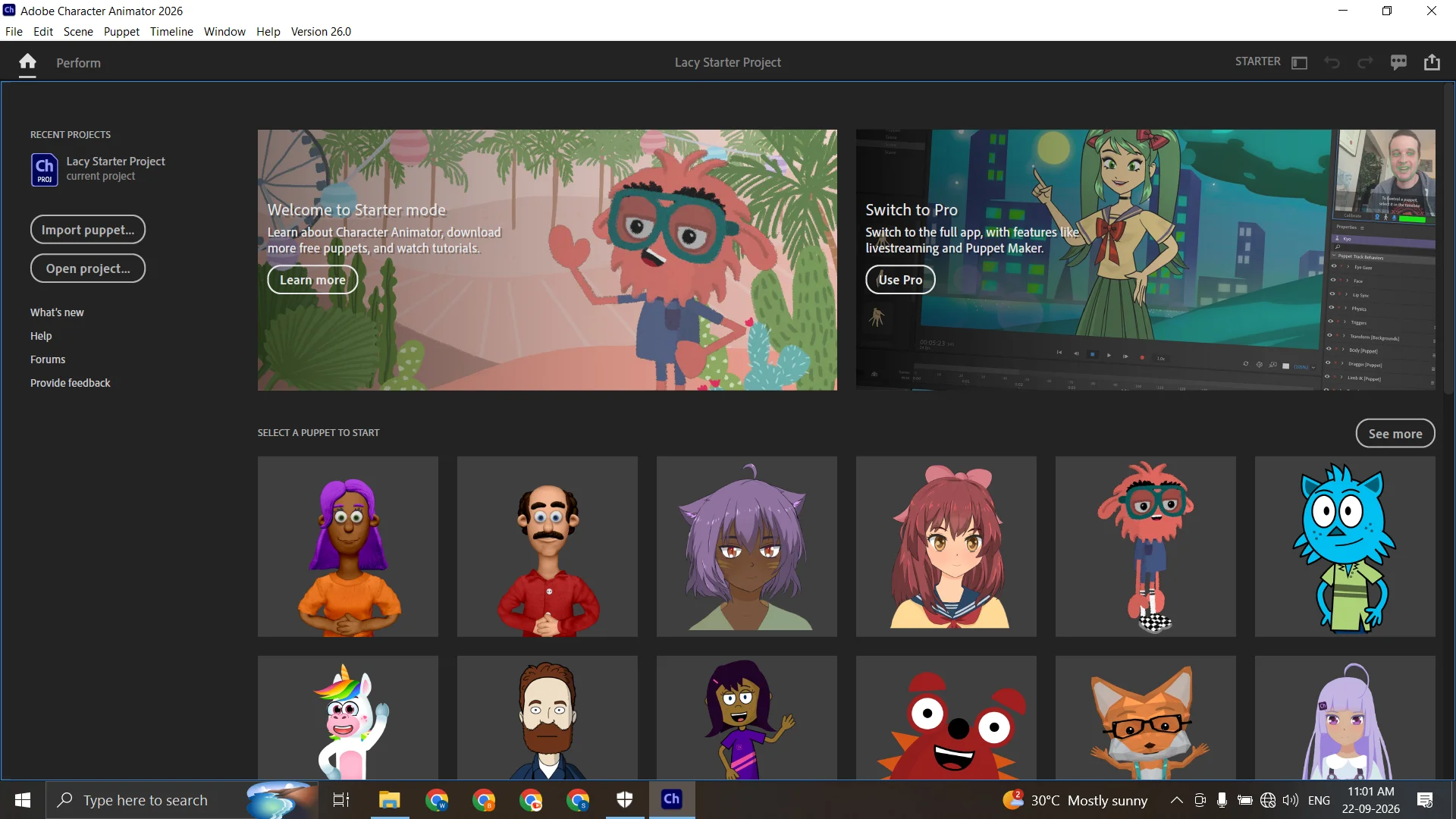 Adobe Character Animator for Windows