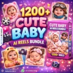 1200+ Cute Baby AI Reels Bundle – Powerful Viral Reels Bundle for Fast Growth | BetterBundle.in
