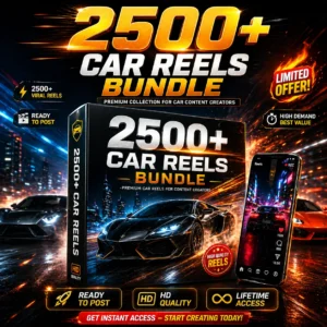 2500+ Car Reels Bundle Download – Ultimate Way to Grow Instagram & YouTube Shorts Fast