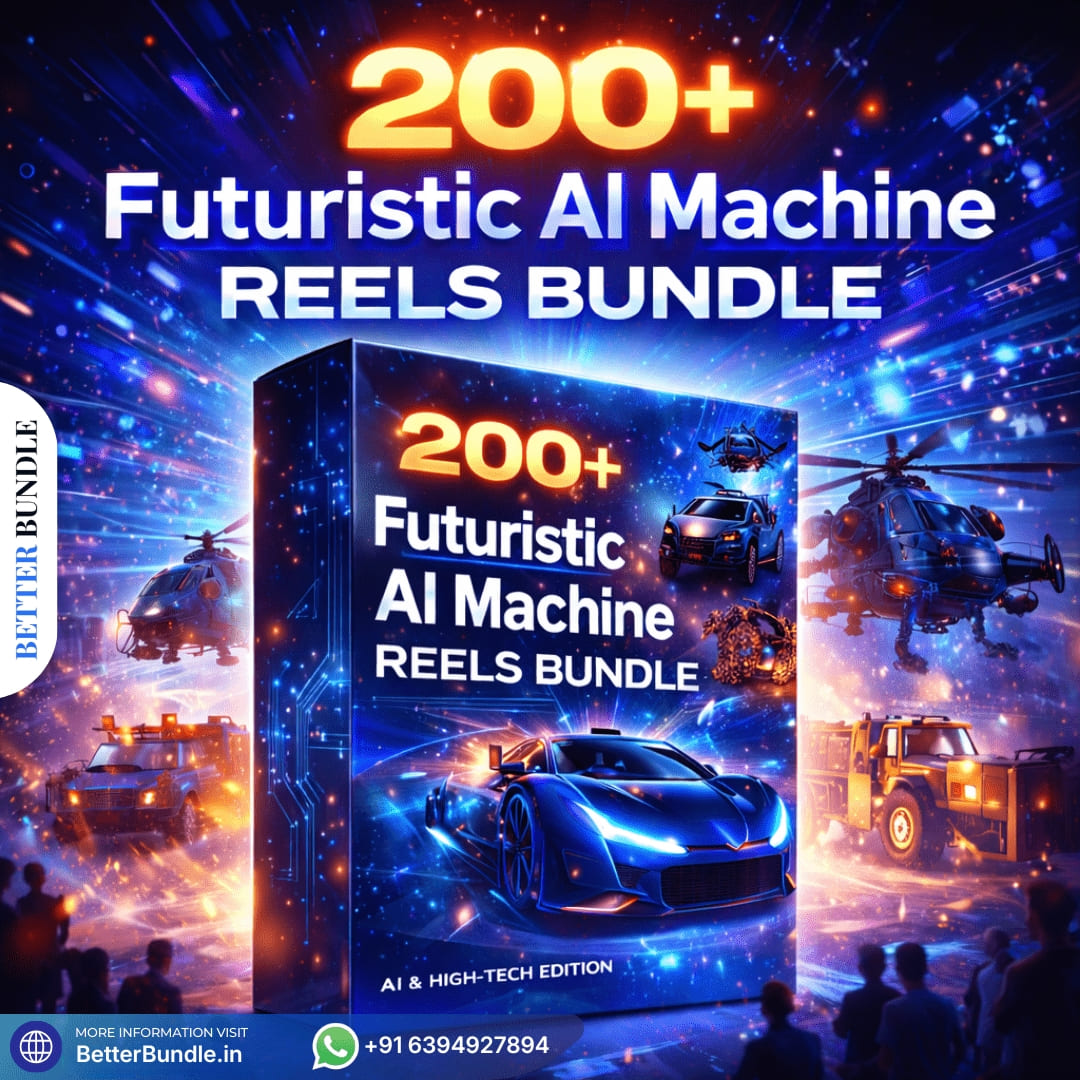 200+ Futuristic AI Reels Bundle – Powerful Machine Reels for Viral Growth in 2026 | BetterBundle.in