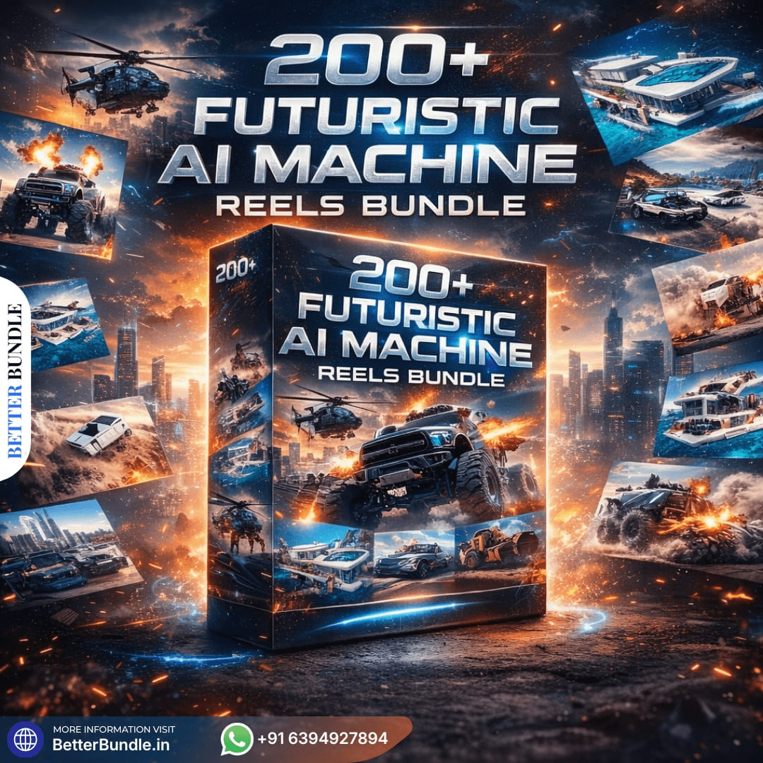 200+ Futuristic AI Reels Bundle – Powerful Machine Reels for Viral Growth in 2026 | BetterBundle.in