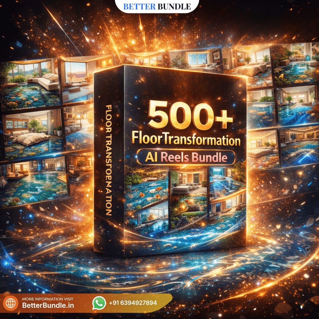 500+ Floor Transformation AI Reels Bundle – Stunning Viral Floor Effects for Explosive Growth in 2026 | BetterBundle.in