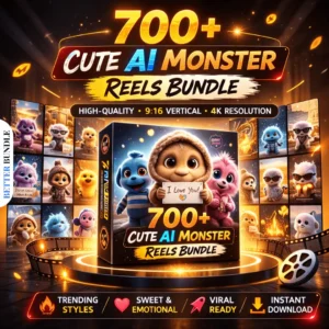 700+ Cute AI Monster Reels Bundle Download – Best Viral Instagram Pack (Instant Access) | BetterBundle.in