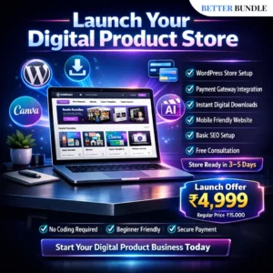 Launch a Digital Product Website