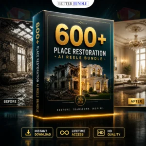 600+ Place Restoration AI Reels Bundle – Viral Way to Grow Instagram & YouTube Shorts Fast