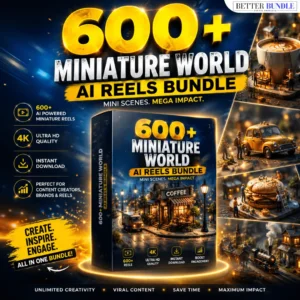 600+ Miniature World AI Reels Bundle – Viral Instagram Reels Video for YouTube Shorts