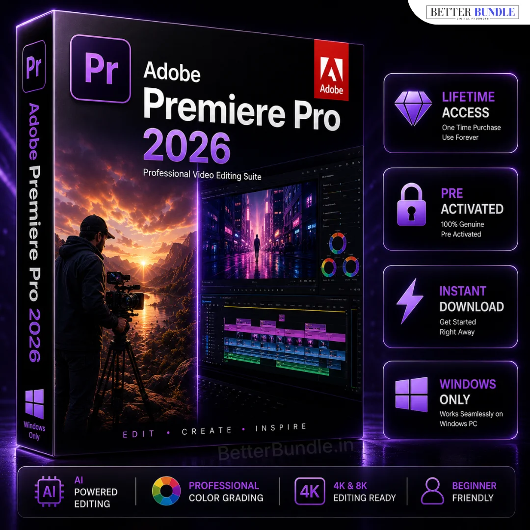 Adobe Premiere Pro for PC (2026) – Premium Video Editing Software | Instant Delivery